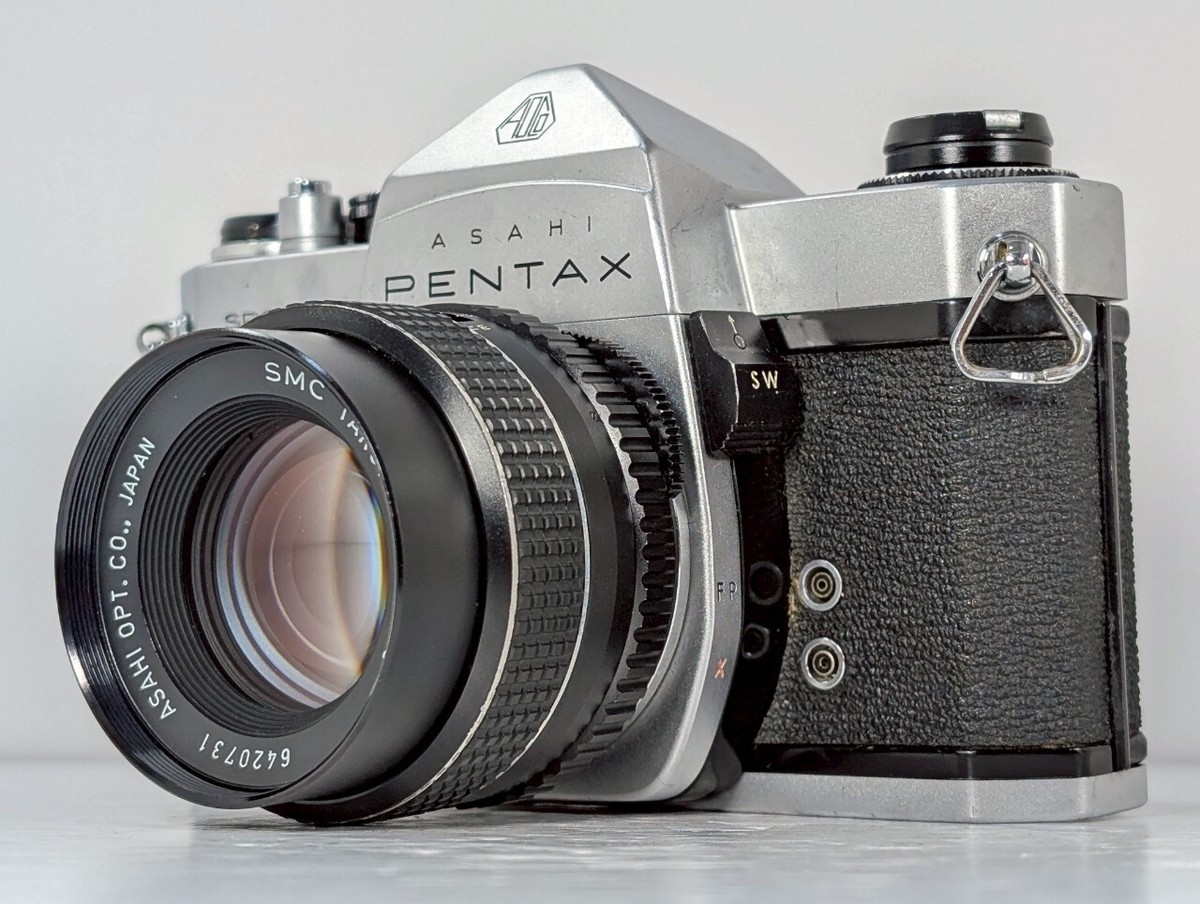 ルコPENTAX SPOTMATIC SMC TAKUMAR 55mm Top Mint】Pentax Spotmatic SP Film Camera SMC TAKUMAR 55mm F