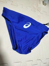 Asics Competitive Swimsuit M Size Blue Hydro Cd Competition Panties V