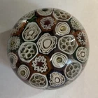 Murano Vintage Millefiori Aventurine Confetti Art Glass Paperweight 1 lbs. 2 oz.