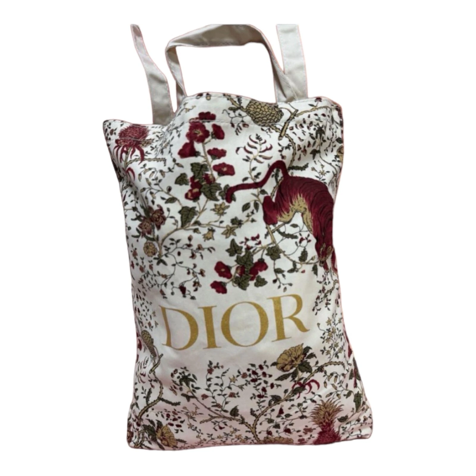 Sac fourre tout Christian Dior Houndstooth 2023 nouveauté du Japon tigre limité