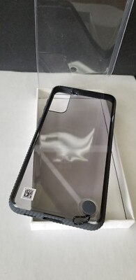Samsung - Clear Protective Cover Case for Galaxy S21+ - Black