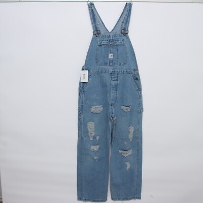 LatzhoseLEE (Cod.S1373) Gr.L gebraucht Herren High Waist Denim