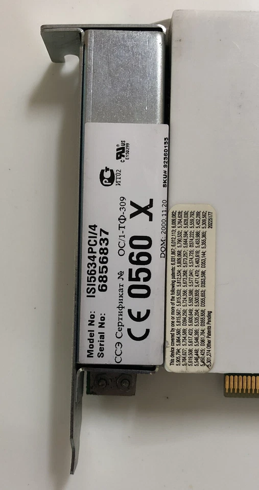 MultiTech ISI5634PCI/4 PCI ISI PCI MultiModem 4 Ports - Image 2 of 3