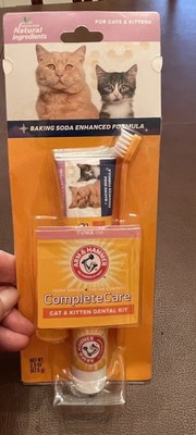 Arm & Hammer Complete Care Cat & Kitten Dental Kit, Tuna Flavor