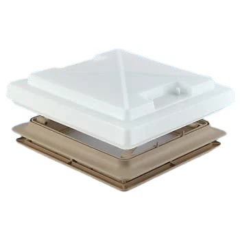 Roof Vent Sky Light Caravan Motorhome 400 x 400mm Flynet Beige MPK Rooflight - Picture 2 of 6
