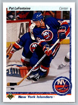 Pat LaFontaine 1990-91 Upper Deck HOCKEY #246 New York Islanders HOF