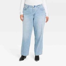 Women's Mid-Rise 90's Baggy Jeans - Universal Thread 17