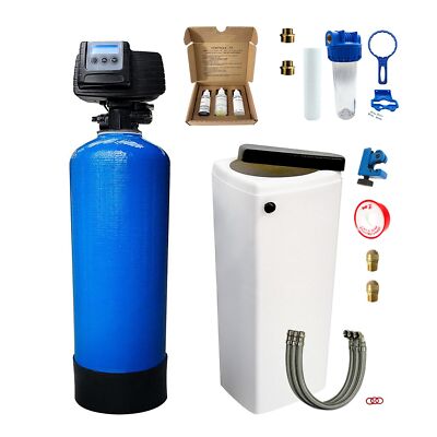 Adoucisseur D'eau 20L TOODO – Vanne Fleck 5600 SXT, Bac Blanc, Fabrication Française