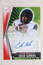Chase Garbers - 2022 Sage Football High Series Red Rookie Autograph *