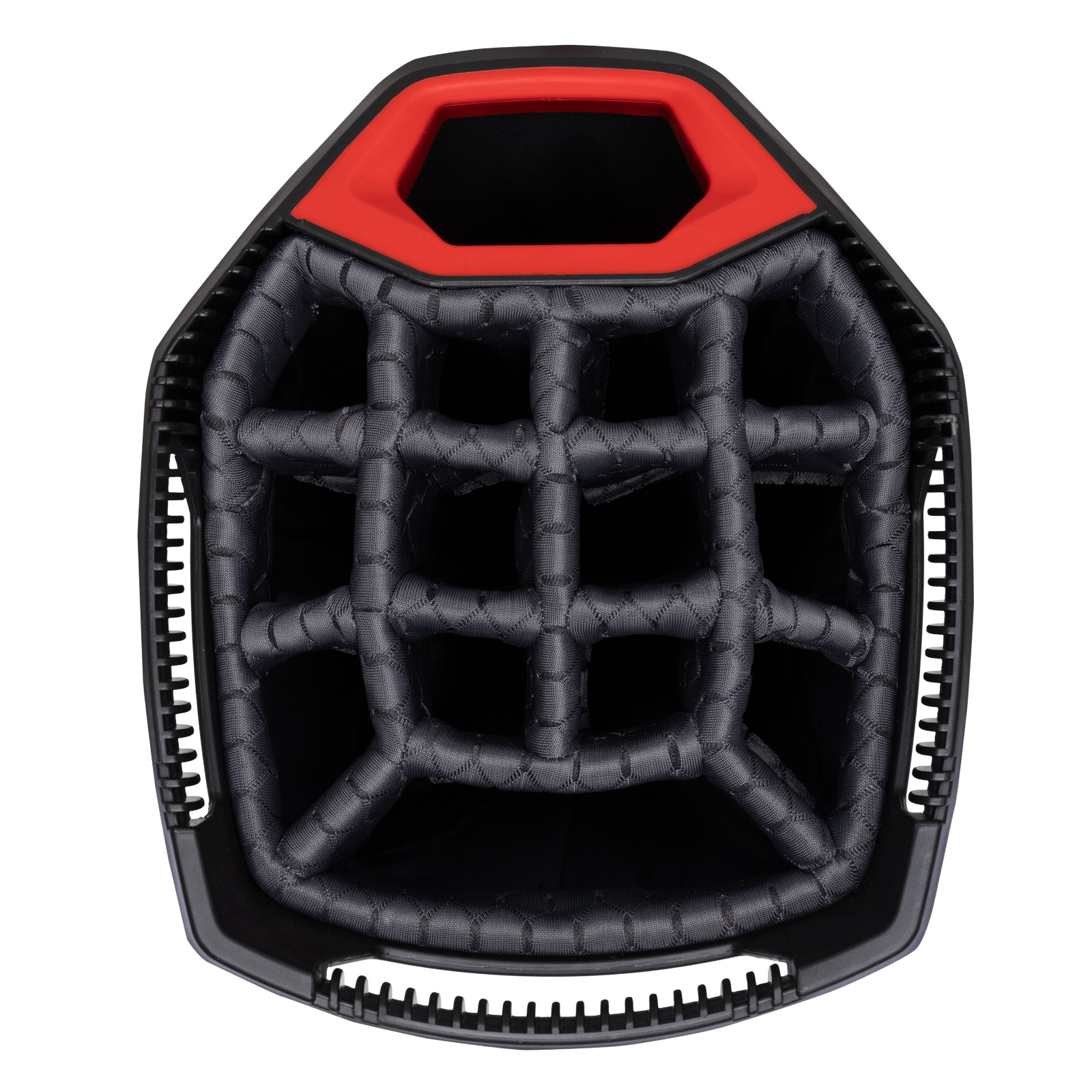 Sun Mountain 2025 C-130 14-Way Golf Cart Bag – Steel Black Red