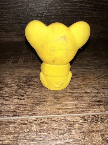 Vintage Rubber Mouse Love Toy Figure Yellow Green 3.5” Taiwan RELIANCE PRODUCTS - Picture 4 of 7