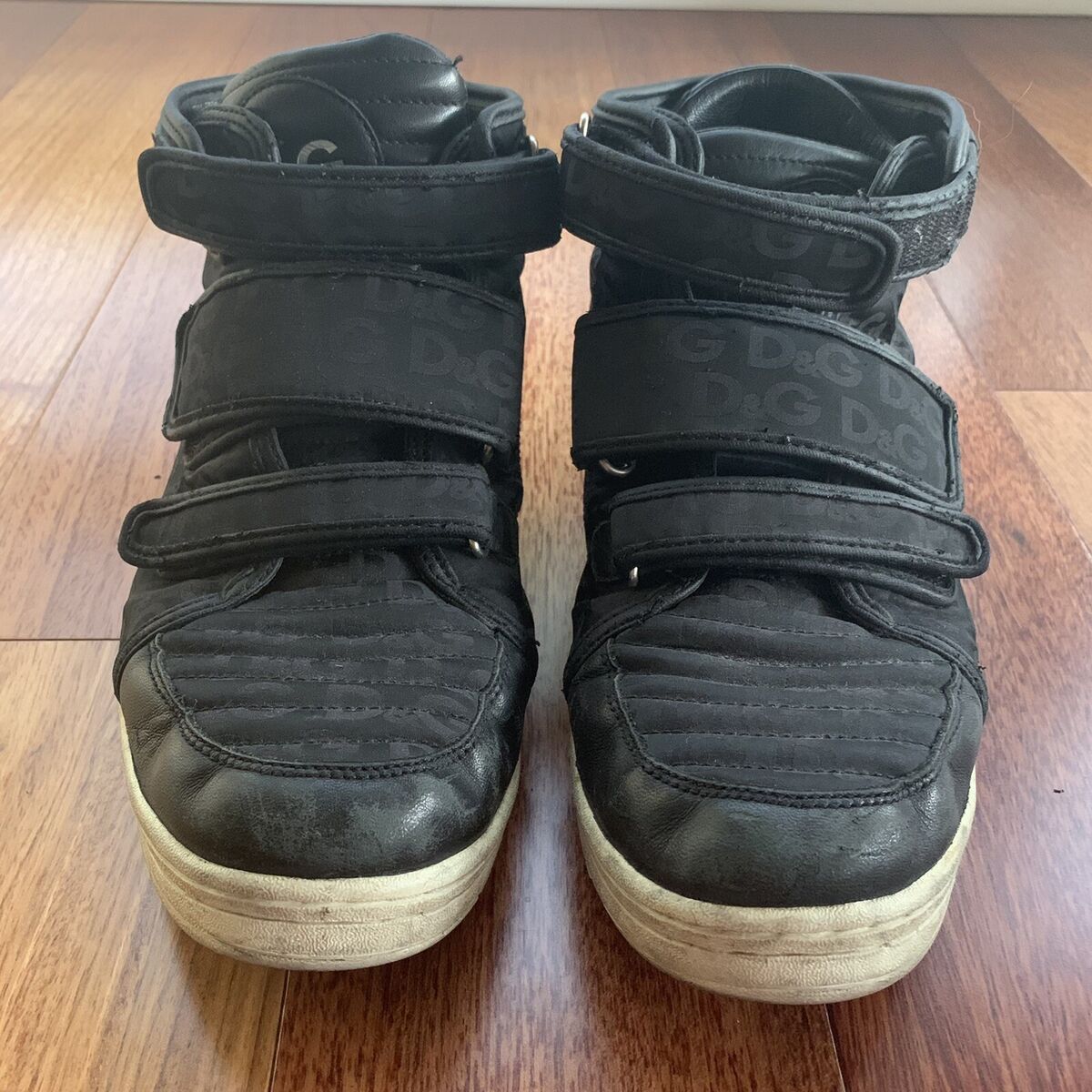 Dolce & Gabbana F/W 2010 High Top Strap Sneaker DU1362 Size Dolce & Gabbana F/W 2010 High Top Strap Sneaker DU1362 Size