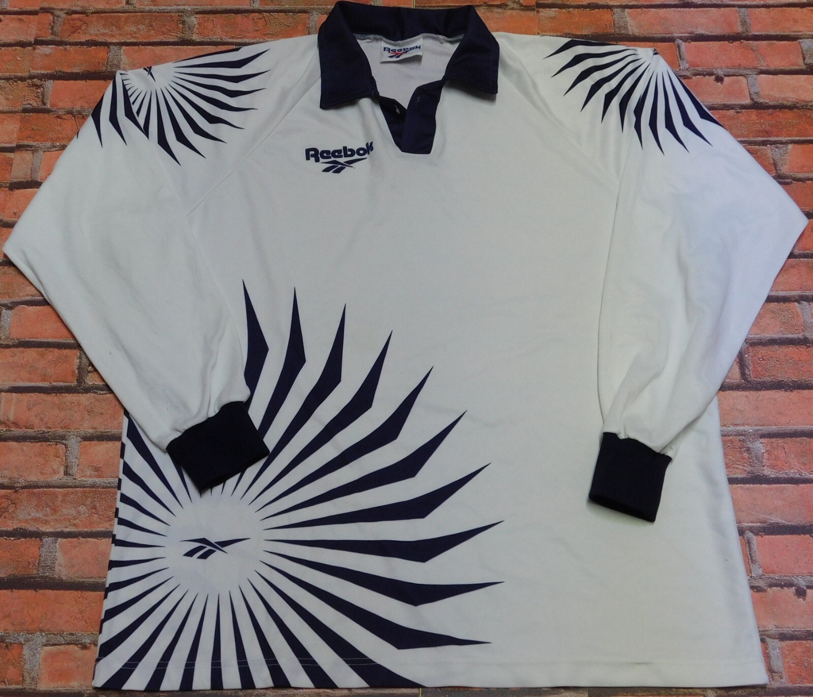 Reebok Football Shirt Nolel Vintage Made In Italy (111) Size XL