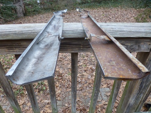 1951 1952 Plymouth Grille bottom above bumper stainless trim molding 31 3/4" - Picture 10 of 11