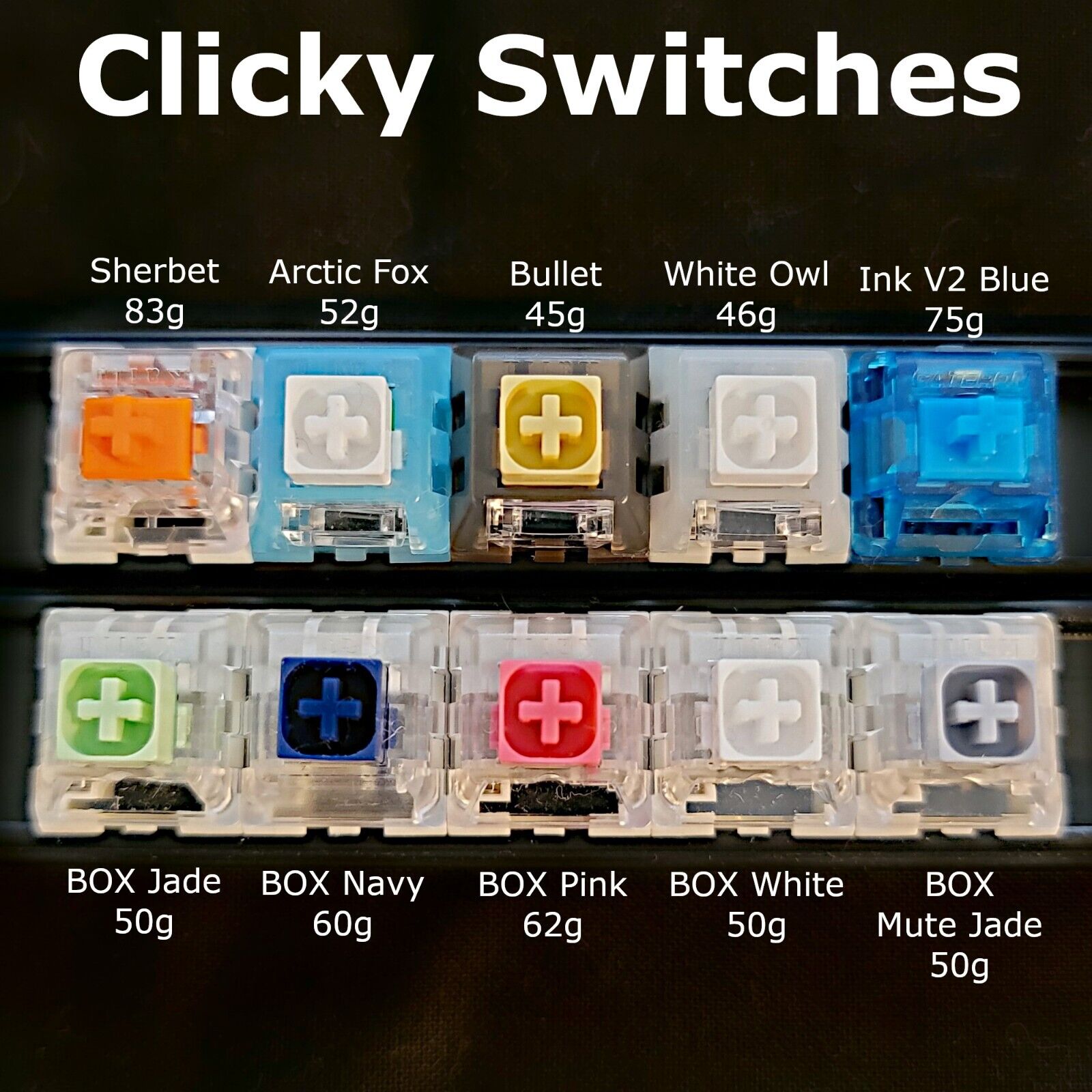 clicky switches