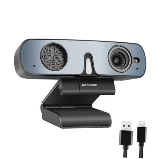 Webcam with Microphone, RC28 Computer RC28 Webcam Pro-Recording Mic No Speaker-image