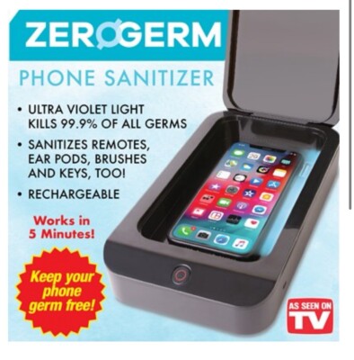 Zero Germ Smartphone & Electronic UV Light Sanitizer X1