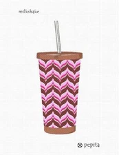 Milkshake Needlepoint Kit or Canvas