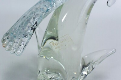 Vintage Murano Glass Blue Bird Sculpture Formia | eBay