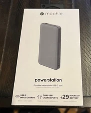 Mophie Powerstation 8000mAh Portable Battery with USB-C / USB-A Port -Space Gray