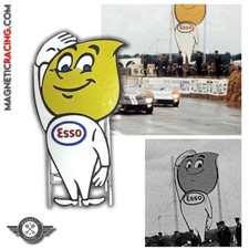 Scalextric Slot car Advert Sign, Esso Drip Man UnPainted Billboard