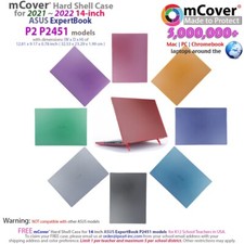 NEW mCover  Hard Shell Case for 14" ASUS ExpertBook P2 P2451 Windows Laptops