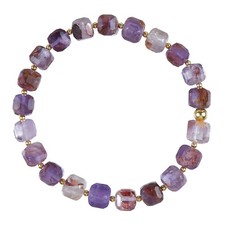 Cacoxenit Armband - Kakoxenit Edelsteinarmband Stretch - Perlenarmband DD100