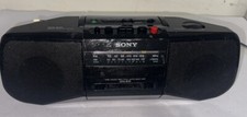 Sony CFS-B15 AM FM Radio Cassette Recorder Player Portable Boombox Tested Works