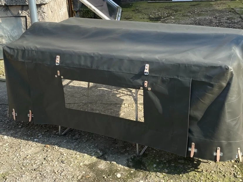 Unimog 404 fabric roof PVC/khaki (RAL 6006) and black - Изображение 3 из 4