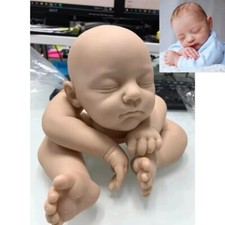 19'' Unpainted Reborn Baby Doll Kit Unfinished Newborn Sleeping Baby DIY Toy New