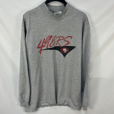 90年代 Lee SPORT NFL SAN FRANCISCO 49ERS VINTAGE 90S LEE SPORT NFL SAN FRANCISCO 49ERS MOCK NECK L/S SHIRT