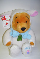 Vintage 2000 Plush Winnie The Pooh in Lamb Costume
