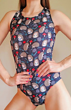 Flip Flop Gymnastics Leotard Adult Large AL Competition Dance Costume Aerialist