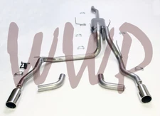 Stainless Dual Split CatBack Exhaust System 05-08 Dodge Ram 1500 Mega Cab 5.7L