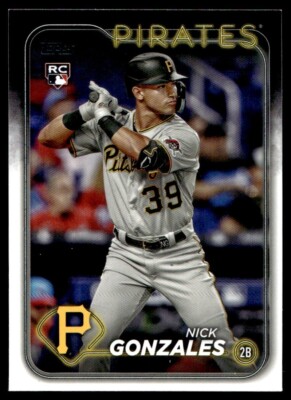 希少　真作　スチュワート マスコウィッツ サイン入　ジークレー ED No.１ Nick Gonzales 2024 Topps Series 1 Rookie Card RC #168 Pittsburgh