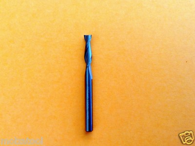 CARBIDE UPSHEAR 1/8'' DIAMETER 1/2 LOC WOOD ROUTER BIT 1.5'' LONG PLASTIC UP CUT