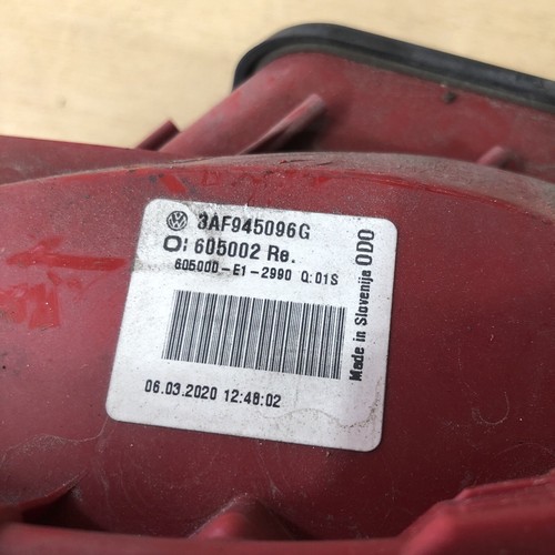 VW PASSAT ESTATE B7 (2010-2015) REAR LIGHT TAILLIGHT DRIVER RIGHT SIDE 3AF945096 - Picture 8 of 8