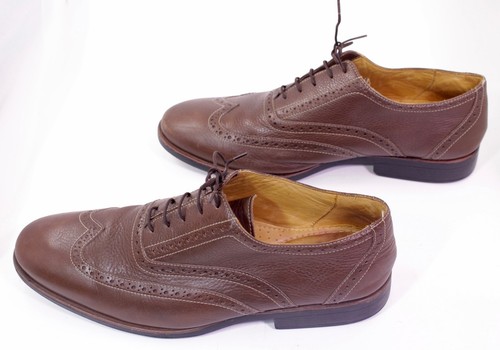 Sandro Moscoloni Men’s Oxford Brogue Cognac Brown Leather Size US 13 D Pre-loved - Picture 6 of 12