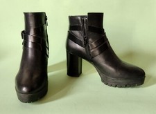Bata stivaletto vera pelle nero - Numero 37