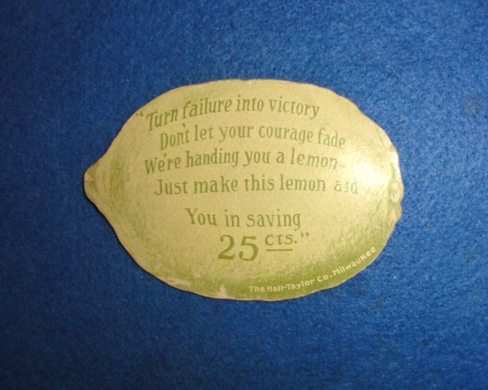 Milwaukee Coal Scrip Trade Token "Pennsylvania Coal & Supply Co / 25c