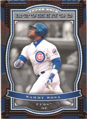 2004 Upper Deck Etchings #24 Sammy Sosa Chicago Cubs