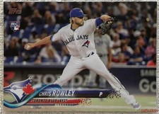2018 Topps Series 1 CHRIS ROWLEY #315 Rookie Card Toronto Blue Jays