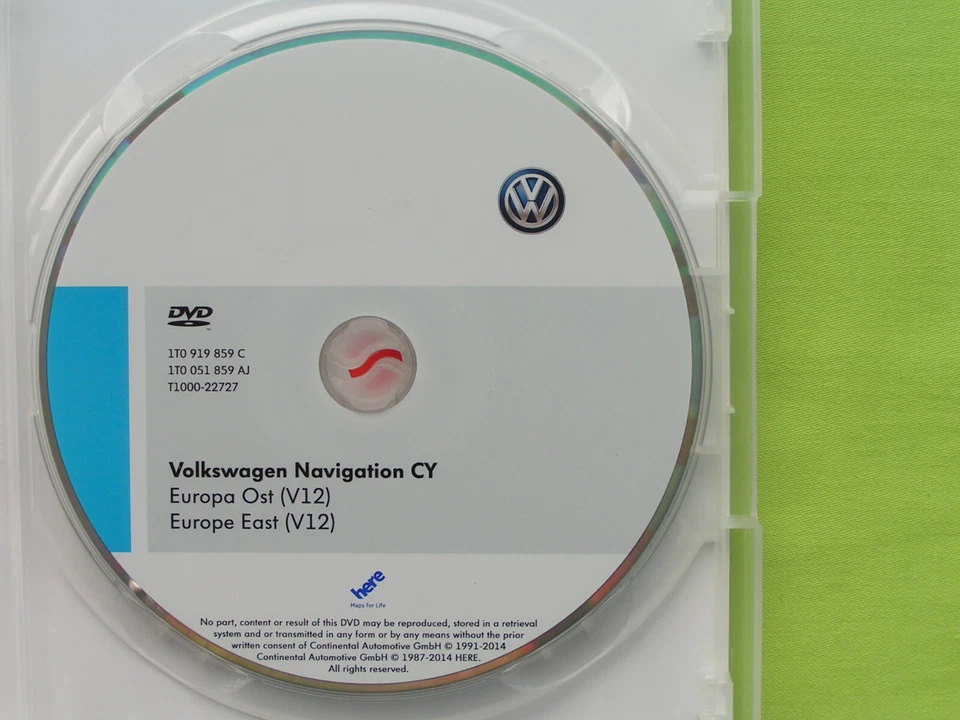 DVD NAVIGATION CY EUROPA OST 2015 V12 VW RNS 510 810 PASSAT T5 TOURAN GOLF CADDY - Bild 4 von 4