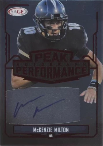 2022 SAGE Low Series McKenzie Milton #PKA-MM