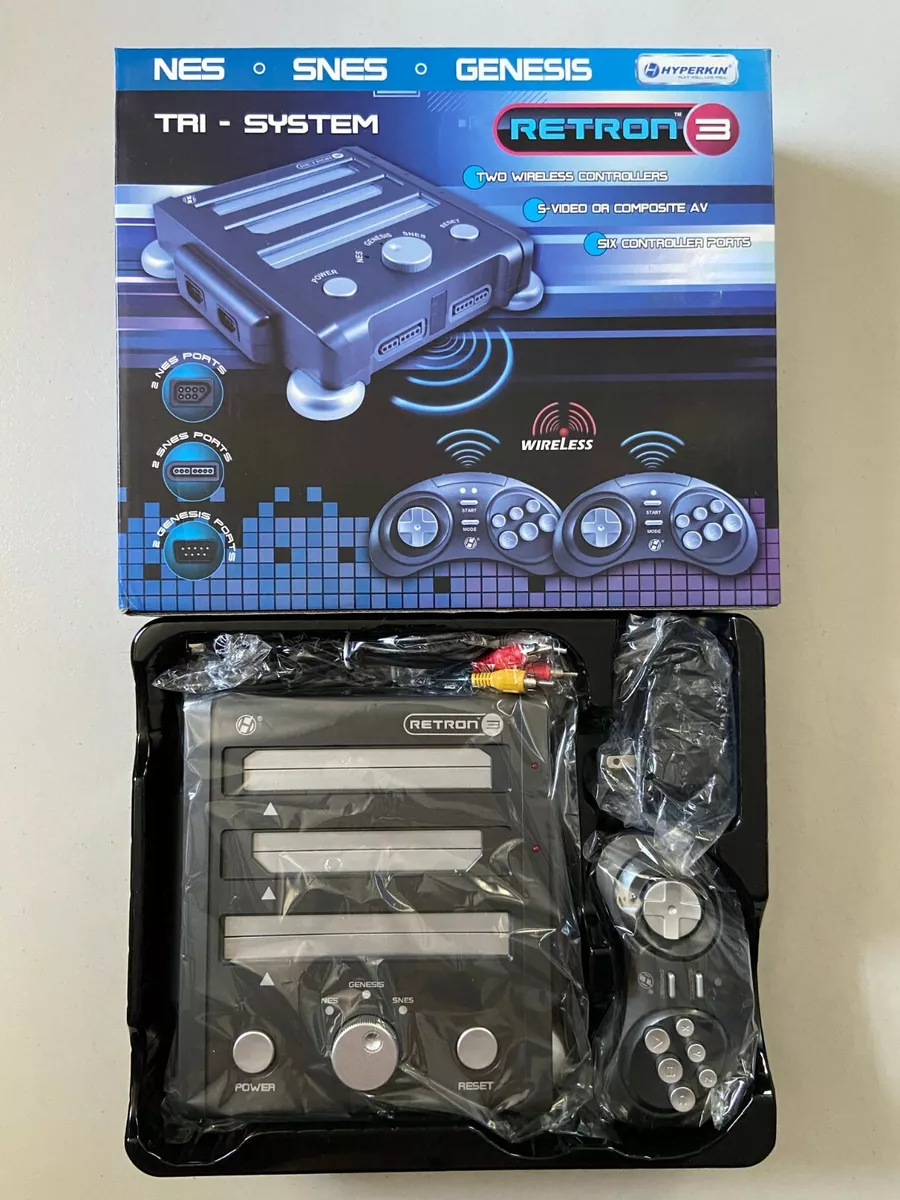 Retron 3 Video Game System NES SNES Super Nintendo Sega Genesis