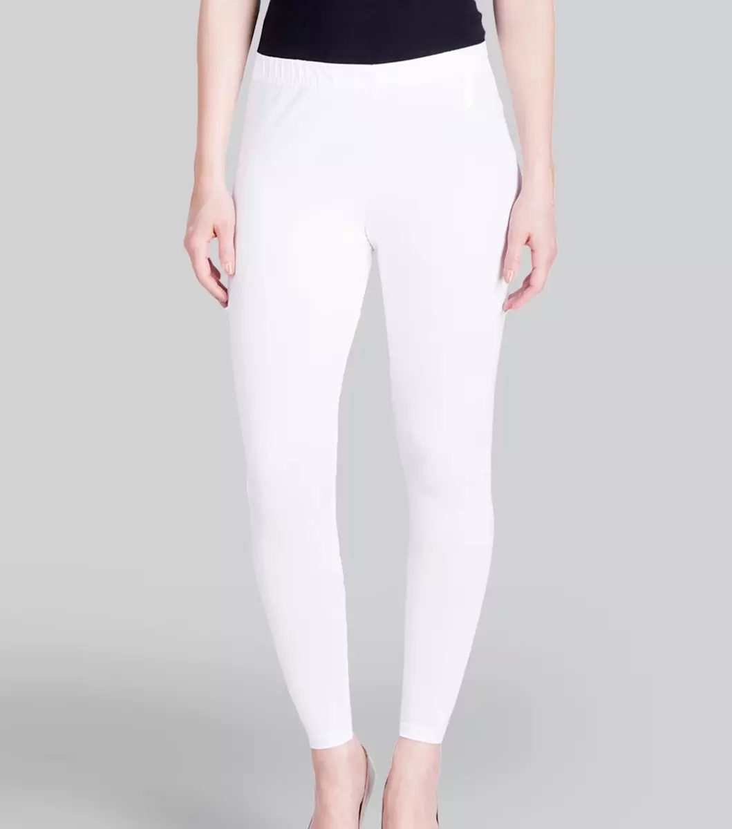 Buy Women Ankle length White Leggings / Yoga Pants: TT Bazaar