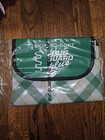 Avon Skin So Soft Bug Guard Plus Picnic Blanket Green and Yellow Plaid