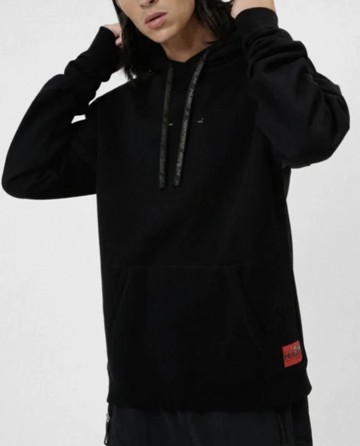 Hugo boss black hoodie mens new arrivals