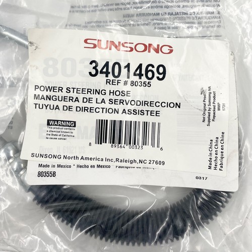 Sunsong 3401469 Power Steering Pressure Line Hose Assembly - Picture 2 of 2
