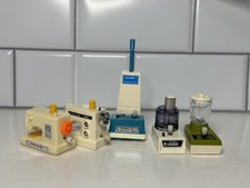 Miniature wind up appliances lot of 5. Only 2/5 works Please see description.